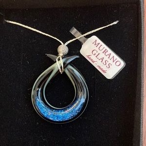 Glass pendant necklace purchased in Murano, Italy